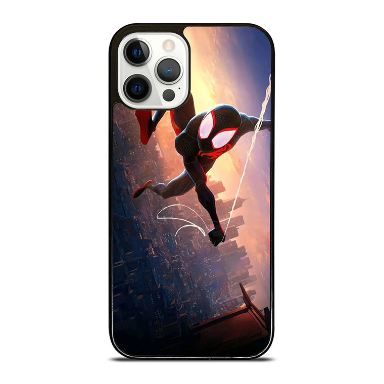 SPIDERMAN MILES MORALES ACROSS SPIDER-VERSE SWING iPhone 12 Pro Case Cover