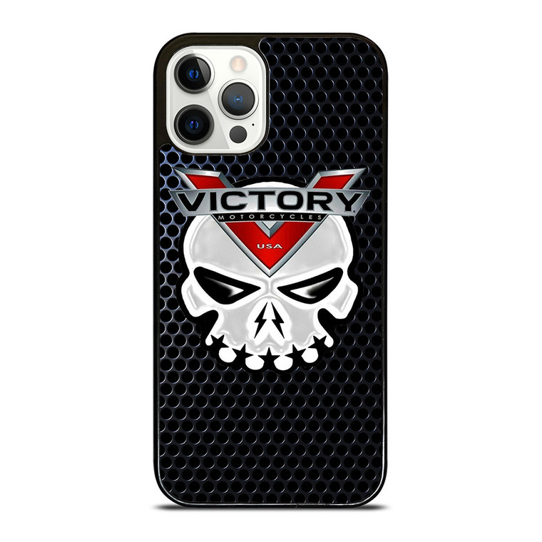 VICTORY MOTORCYCLE SKULL LOGO iPhone 12 Pro Case Cover