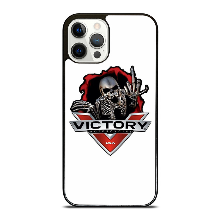 VICTORY MOTORCYCLE SKULL USA LOGO iPhone 12 Pro Case Cover