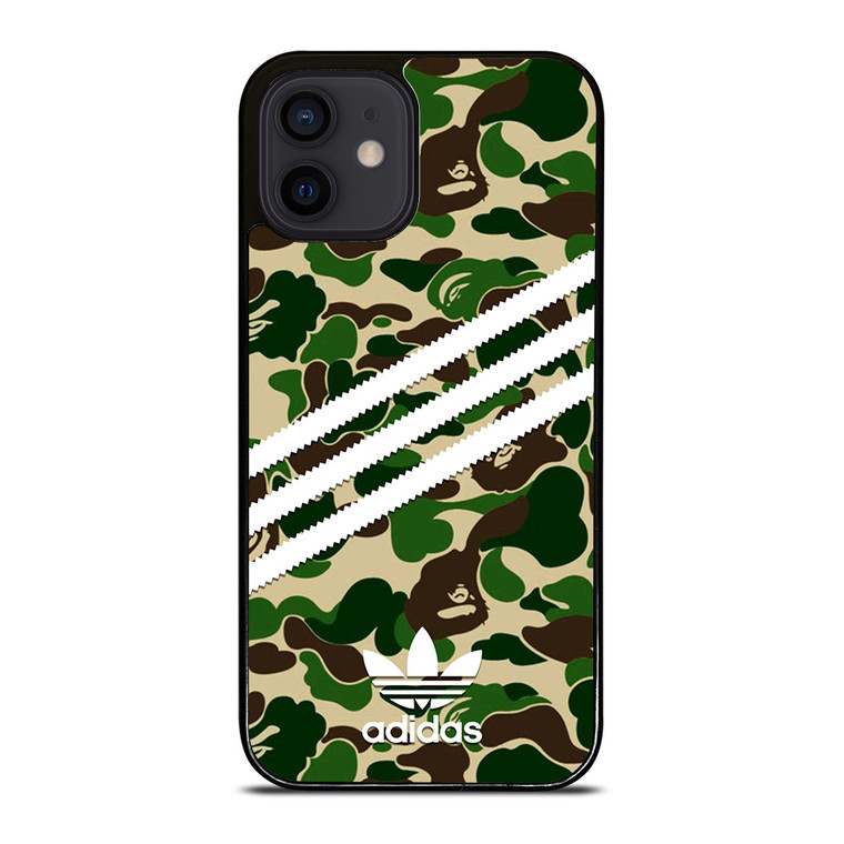 ADIDAS ORIGINALS STRIPES CAMO iPhone 12 Mini Case Cover