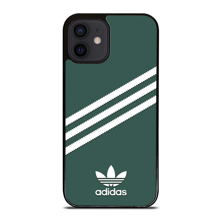 ADIDAS ORIGINALS STRIPES GREEN iPhone 12 Mini Case Cover
