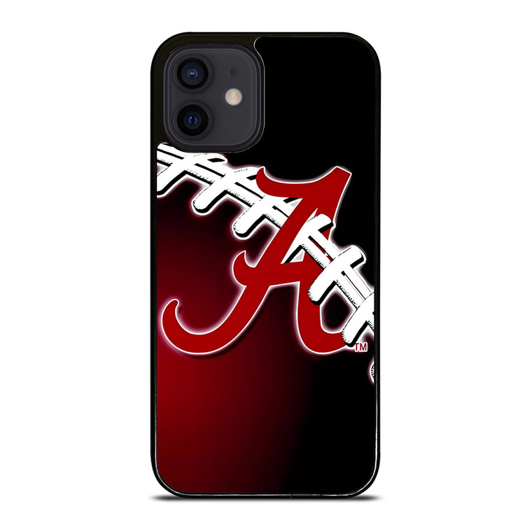 ALABAMA CRIMSON TIDE BAMA LOGO FOOTBALL iPhone 12 Mini Case Cover