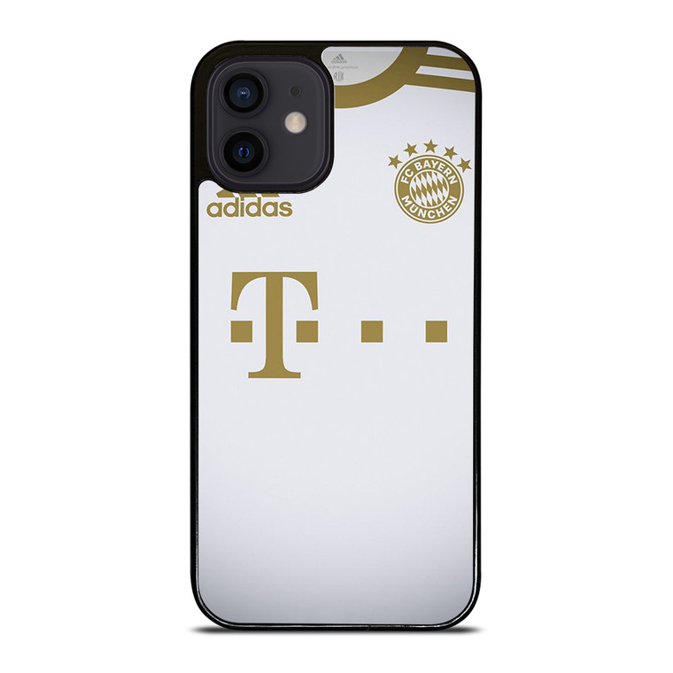 BAYERN MUNCHEN LOGO AWAY JERSEY FOOTBALL iPhone 12 Mini Case Cover BAYERN MUNCHEN LOGO AWAY JERSEY FOOTBALL iPhone 12 Mini Case Cover