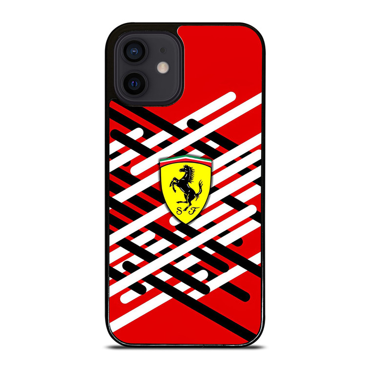 FERRARI RED LOGO NEW iPhone 12 Mini Case Cover