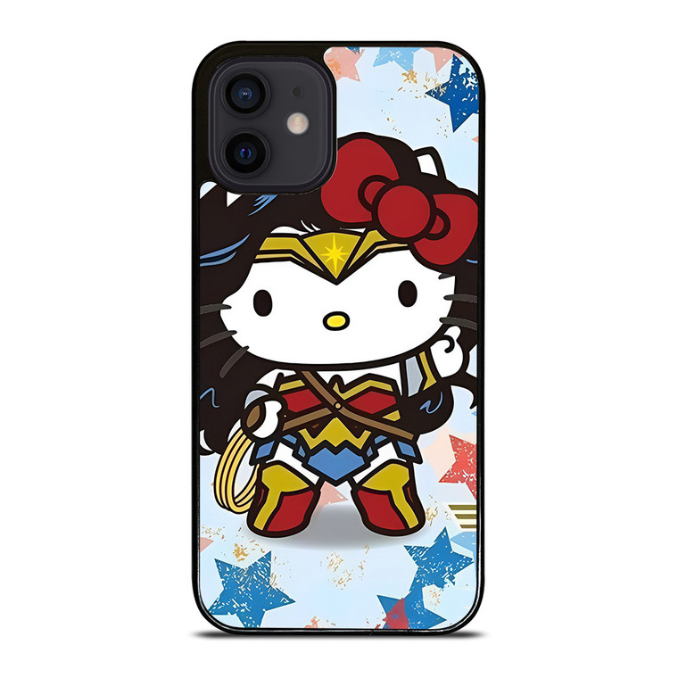 HELLO KITTY WONDER WOMAN KITTY iPhone 12 Mini Case Cover
