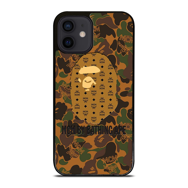 MCM BY BATHING APE CAMO iPhone 12 Mini Case Cover