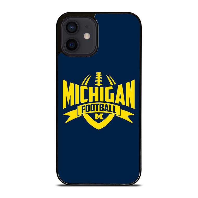 MICHIGAN WOLVERINES LOGO COLLEGE FOOTBALL TEAM iPhone 12 Mini Case Cover