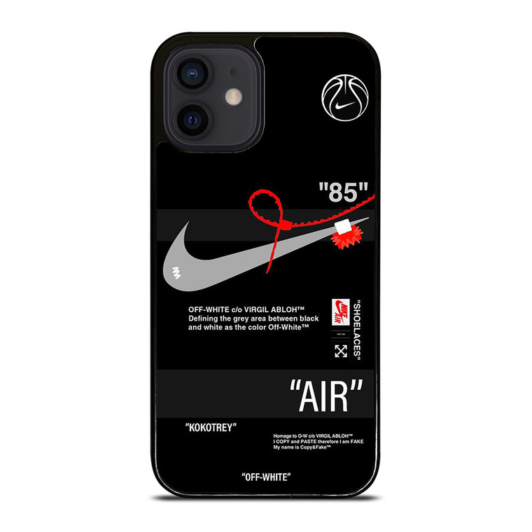 NIKE AIR JORDAN OFF WHITE SHOE LOGO iPhone 12 Mini Case Cover