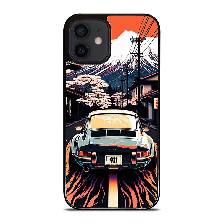 PORSCHE CAR 911 RACING CAR PAINTING iPhone 12 Mini Case Cover