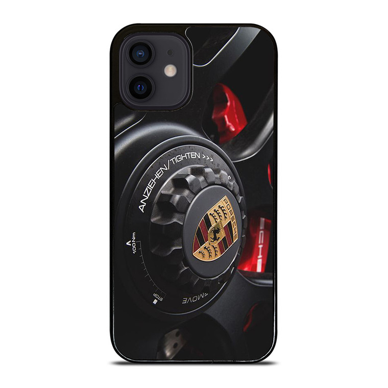 PORSCHE CAR LOGO WHEEL ICON iPhone 12 Mini Case Cover