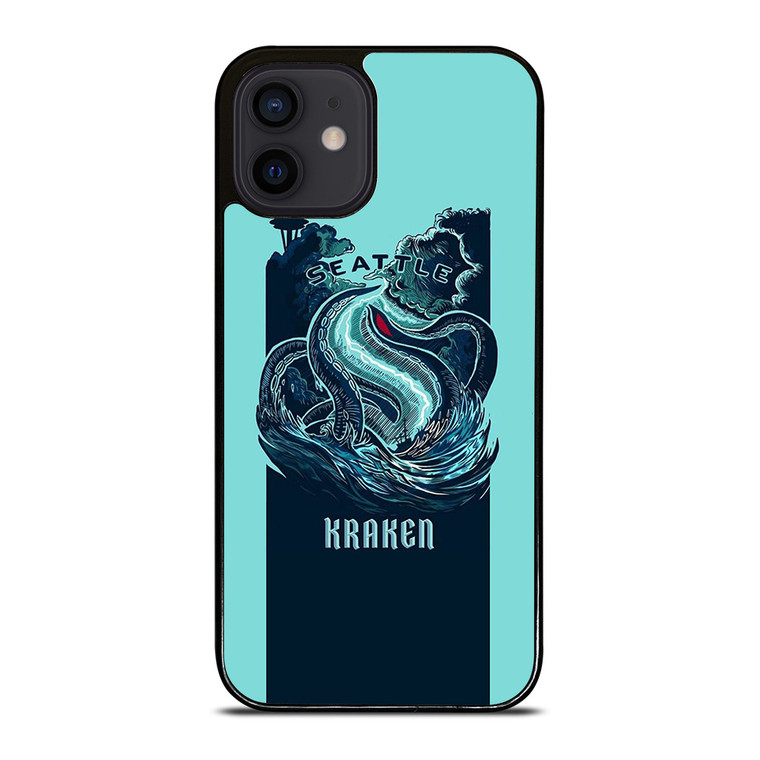 SEATTLE KRAKEN LOGO HOCKEY ICON iPhone 12 Mini Case Cover