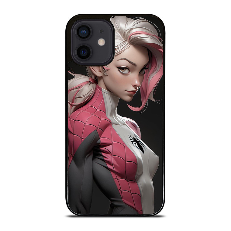 SEXY SPIDER GIRL MARVEL COMICS CARTOON iPhone 12 Mini Case Cover