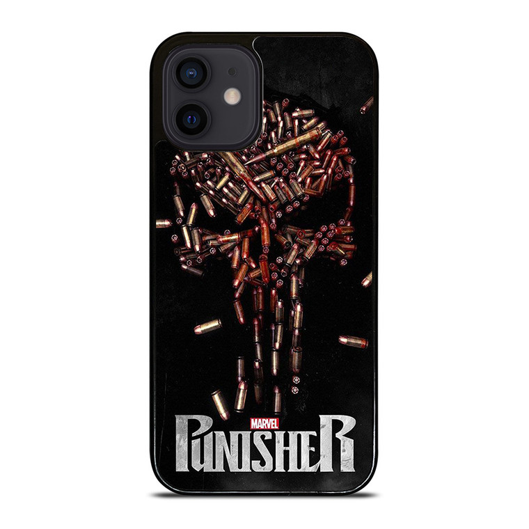 THE PUNISHER SKULL BULLET LOGO FRANK CASTLE MARVEL iPhone 12 Mini Case Cover