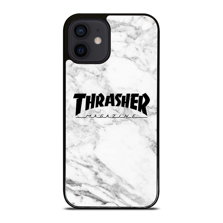 THRASHER SKATEBOARD MAGAZINE LOGO MARBLE iPhone 12 Mini Case Cover