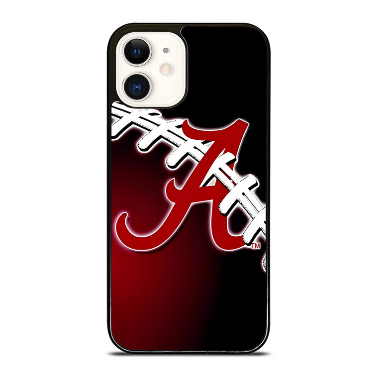 ALABAMA CRIMSON TIDE BAMA LOGO FOOTBALL iPhone 12 Case Cover