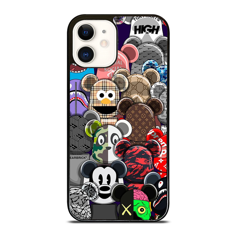 BEARBRICK BRAND COLABORATION iPhone 12 Case Cover BEARBRICK BRAND COLABORATION iPhone 12 Case Cover
