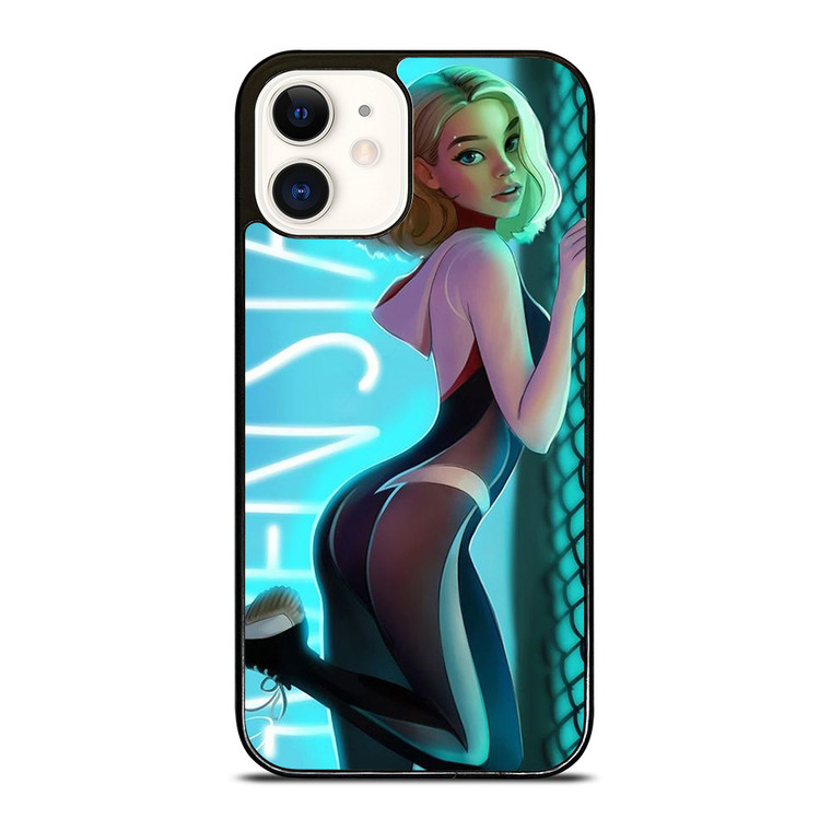 BEAUTIFUL SPIDER GWEN STACY SPIDER WOMEN VERSE iPhone 12 Case Cover