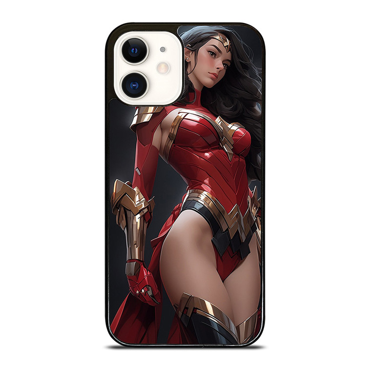 BEAUTIFUL SUPERHERO WONDER WOMAN DC COMIC iPhone 12 Case Cover