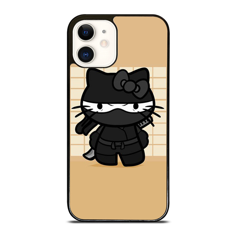 BLACK NINJA HELLO KITTY NINJA iPhone 12 Case Cover