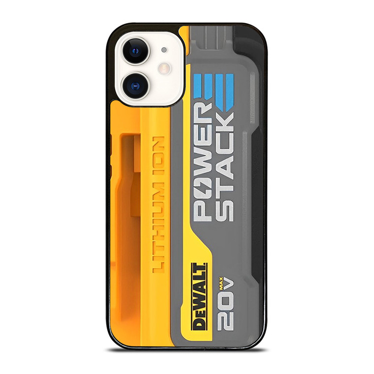 DEWALT LOGO LITHIUM ION BATTERY 20 V ICON iPhone 12 Case Cover