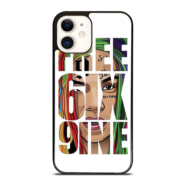 FREE 6IX9INE 69 SIXNINE CARTOON RAPPER iPhone 12 Case Cover