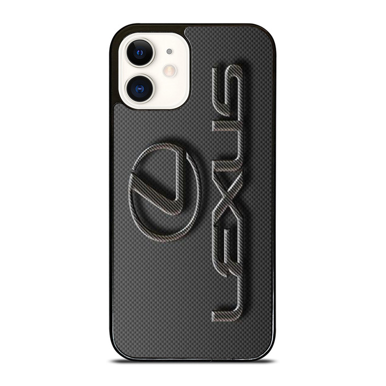 LEXUS CAR LOGO CARBON iPhone 12 Case Cover