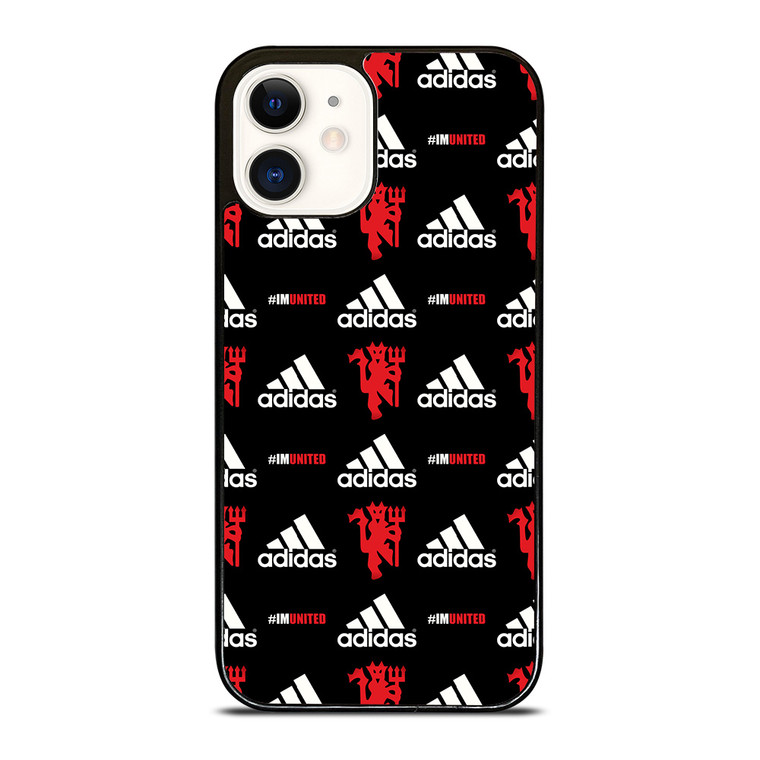 MANCHESTER UNITED ADIDAS PATTERN iPhone 12 Case Cover