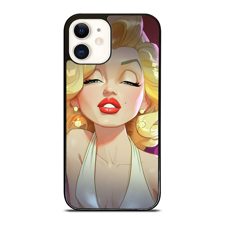 MARILYN MONROE SEXY CARTOON iPhone 12 Case Cover