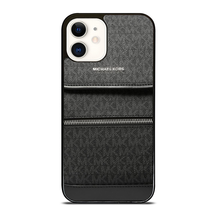 MICHAEL KORS MK LOGO BACKPACK BLACK BAG iPhone 12 Case Cover