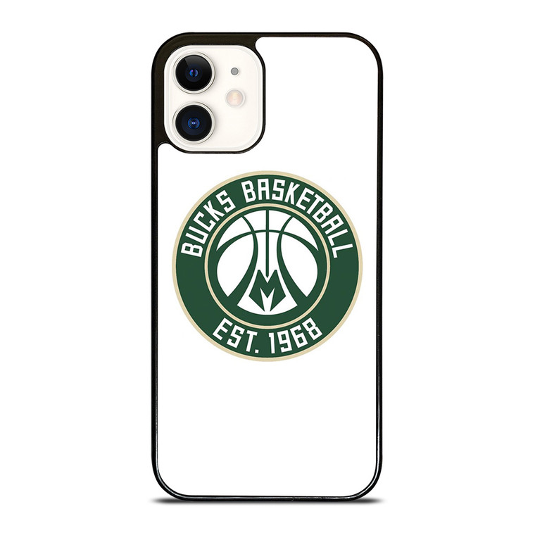MILWAUKEE BUCKS LOGO BASKETBALL 1968 iPhone 12 Case Cover