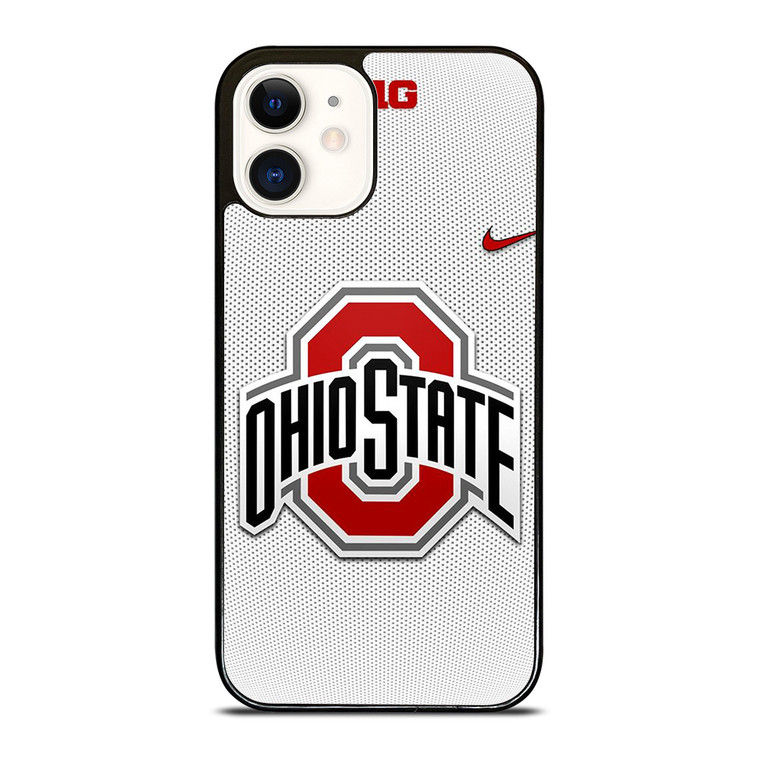 OHIO STATE BUCKEYES LOGO FOOTBALL NIKE BIG iPhone 12 Case Cover