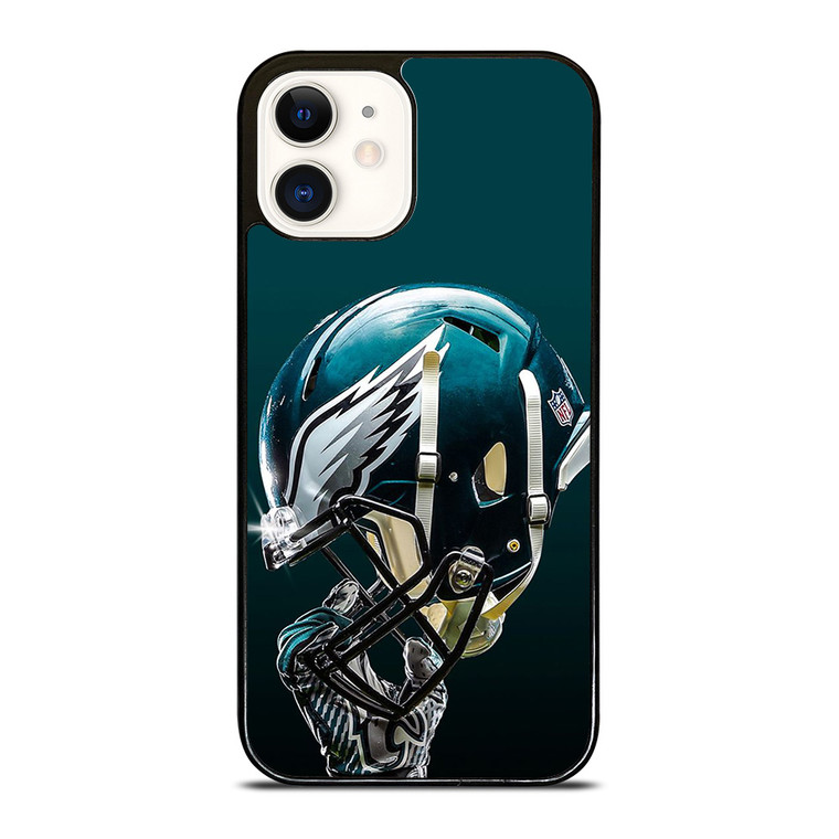 PHILADELPHIA EAGLES LOGO FOOTBALL HELMET ICON iPhone 12 Case Cover