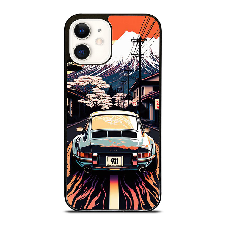 PORSCHE CAR 911 RACING CAR PAINTING iPhone 12 Case Cover