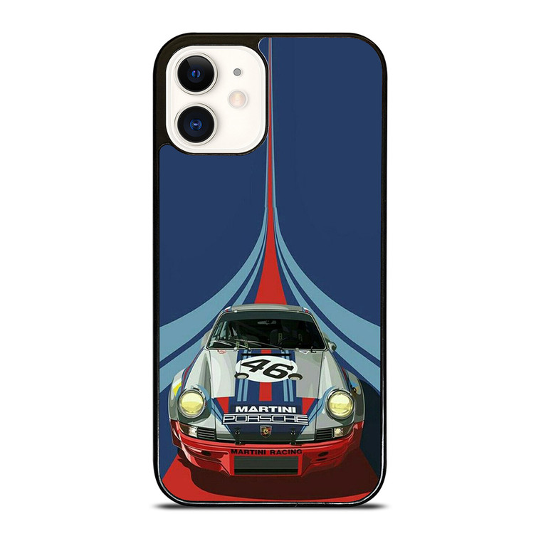 PORSCHE MARTINI RACING CAR LOGO 46 iPhone 12 Case Cover