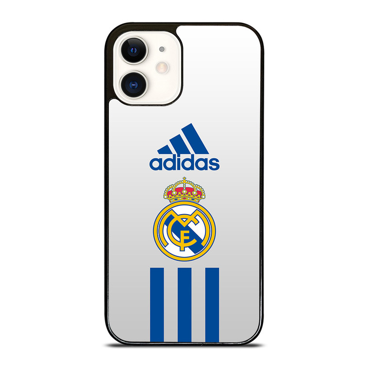 REAL MADRID CF ADIDAS STRIPES iPhone 12 Case Cover