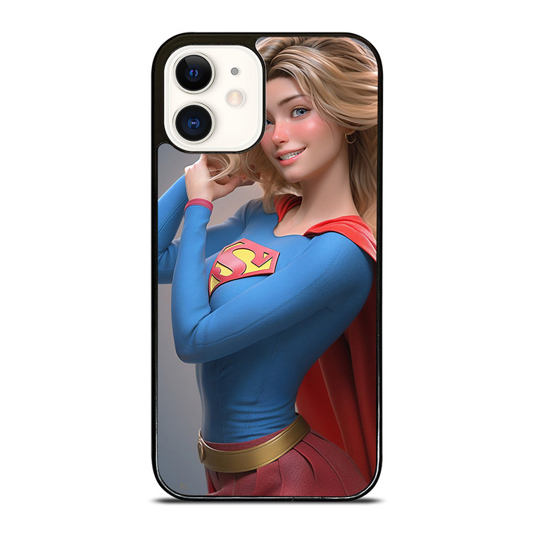 SUPERGIRL BEAUTIFUL DC SUPERHERO iPhone 12 Case Cover SUPERGIRL BEAUTIFUL DC SUPERHERO iPhone 12 Case Cover