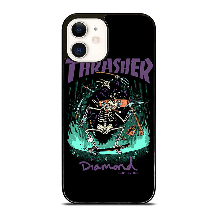 THRASHER DIAMOND SUPPLY CO iPhone 12 Case Cover