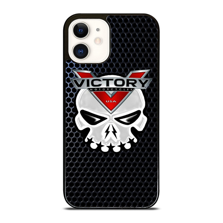 VICTORY MOTORCYCLE SKULL LOGO iPhone 12 Case Cover