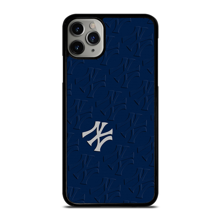 NEW YORK YANKEES ICON LOGO BASEBALL BLUE iPhone 11 Pro Max Case Cover