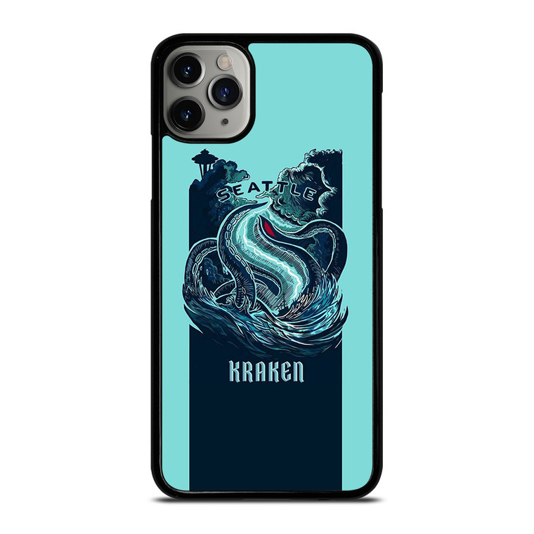 SEATTLE KRAKEN LOGO HOCKEY ICON iPhone 11 Pro Max Case Cover