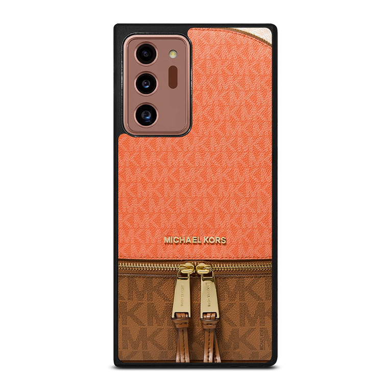 MICHAEL KORS MK LOGO BACKPACK ORANGE BAG Samsung Galaxy Note 20 Ultra Case Cover