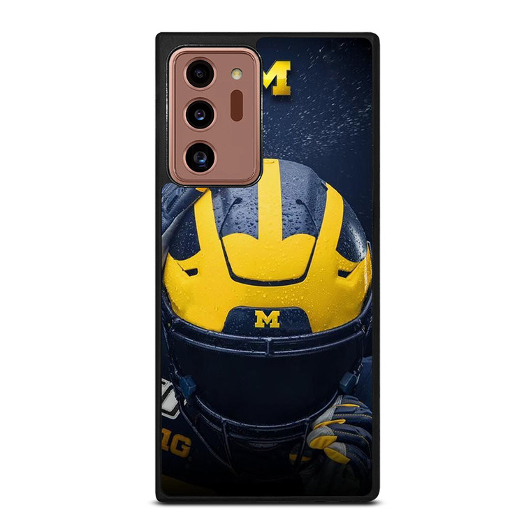 MICHIGAN WOLVERINES HELMET COLLEGE FOOTBALL TEAM Samsung Galaxy Note 20 Ultra Case Cover