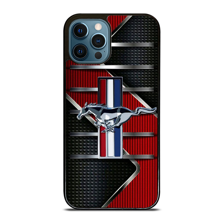 FORD MUSTANG METAL LOGO iPhone 12 Pro Max Case Cover