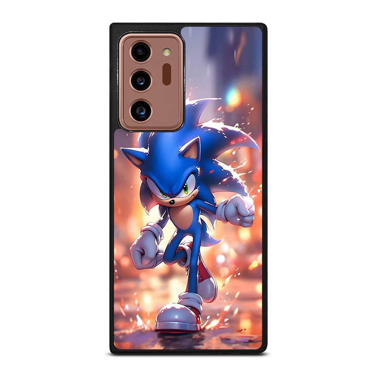 SONIC THE HEDGEHOG ANIMATION RUNNING Samsung Galaxy Note 20 Ultra Case Cover