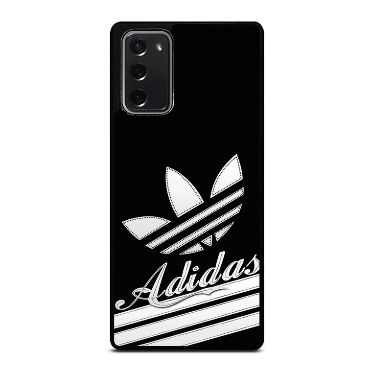 ADIDAS LOGO BLACK RETRO Samsung Galaxy Note 20 Case Cover