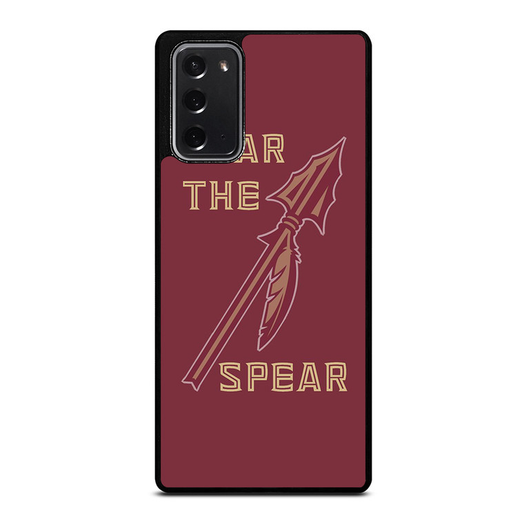 FLORIDA STATES UNIVERSITY FSU SEMINOLES LOGO FEAR THE SPEAR Samsung Galaxy Note 20 Case Cover