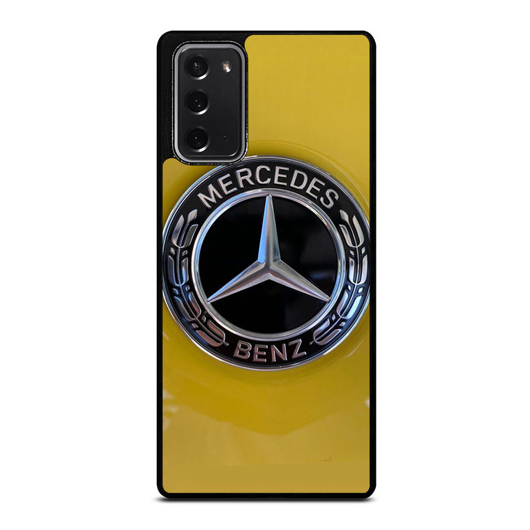 MERCEDES BENZ CAR LOGO YELLOW ICON Samsung Galaxy Note 20 Case Cover MERCEDES BENZ CAR LOGO YELLOW ICON Samsung Galaxy Note 20 Case Cover