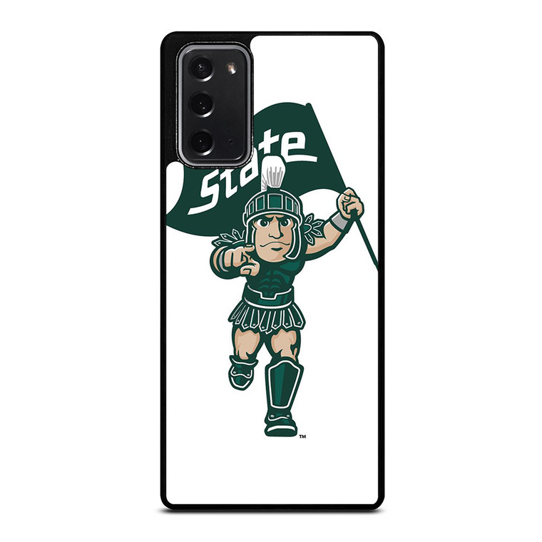 MICHIGAN STATE SPARTANS LOGO FOOTBALL MASCOT Samsung Galaxy Note 20 Case Cover