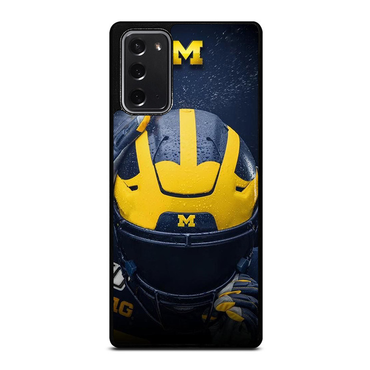 MICHIGAN WOLVERINES HELMET COLLEGE FOOTBALL TEAM Samsung Galaxy Note 20 Case Cover