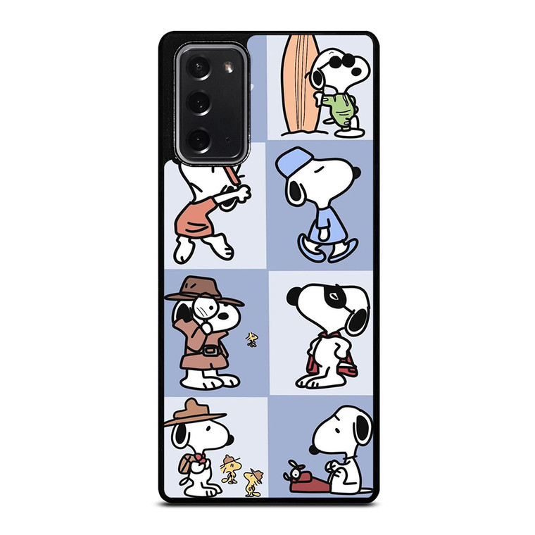 SNOOPY THE PEANUTS CHARLIE BROWN CARTOON Samsung Galaxy Note 20 Case Cover